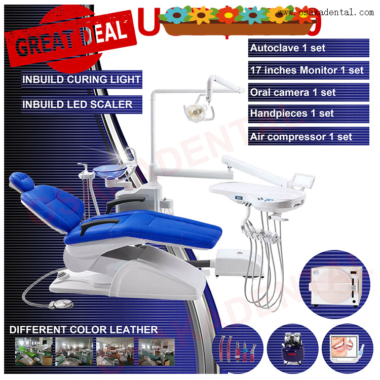 Cheap Dental Unit for Clinic use cheap Dental Chair with full option for dental clinic use