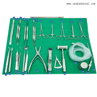 Dental Instrument for Dental Implant 26 Pcs Set