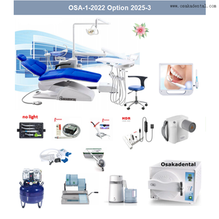 Economic Dental Unit Chair Hospital Clinic use Handpiece Dental Chair with full option for dental clinic use OSA-1-2022
