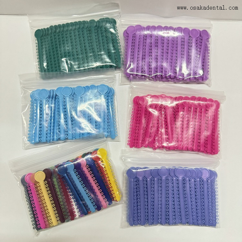 Dental Orthodontic Ligature Tie Non-latex Material 40pcs/bag OSA-F729-S1