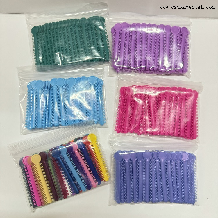 Dental Orthodontic Ligature Tie Non-latex Material 40pcs/bag OSA-F729-S1