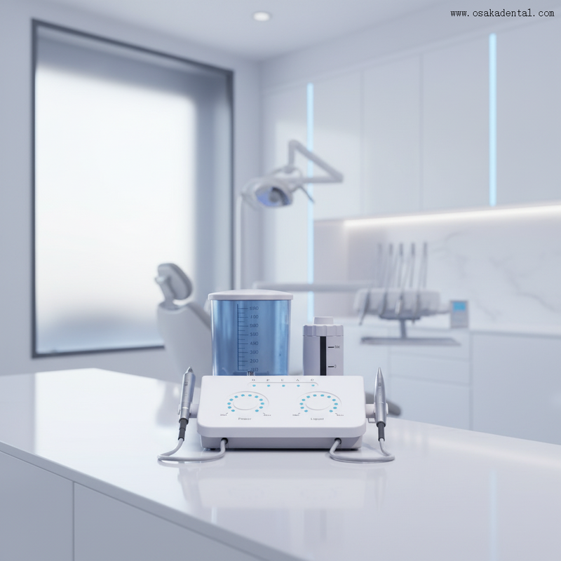 Dental Scaler with Air Prophy Two in One Device