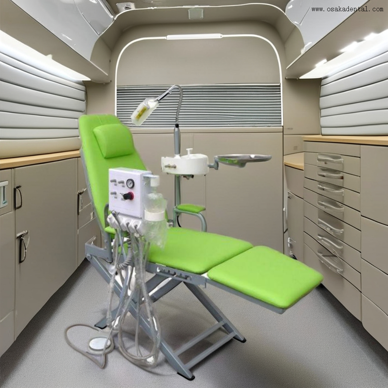 portable folding dental chair with Compact & Mobile Design