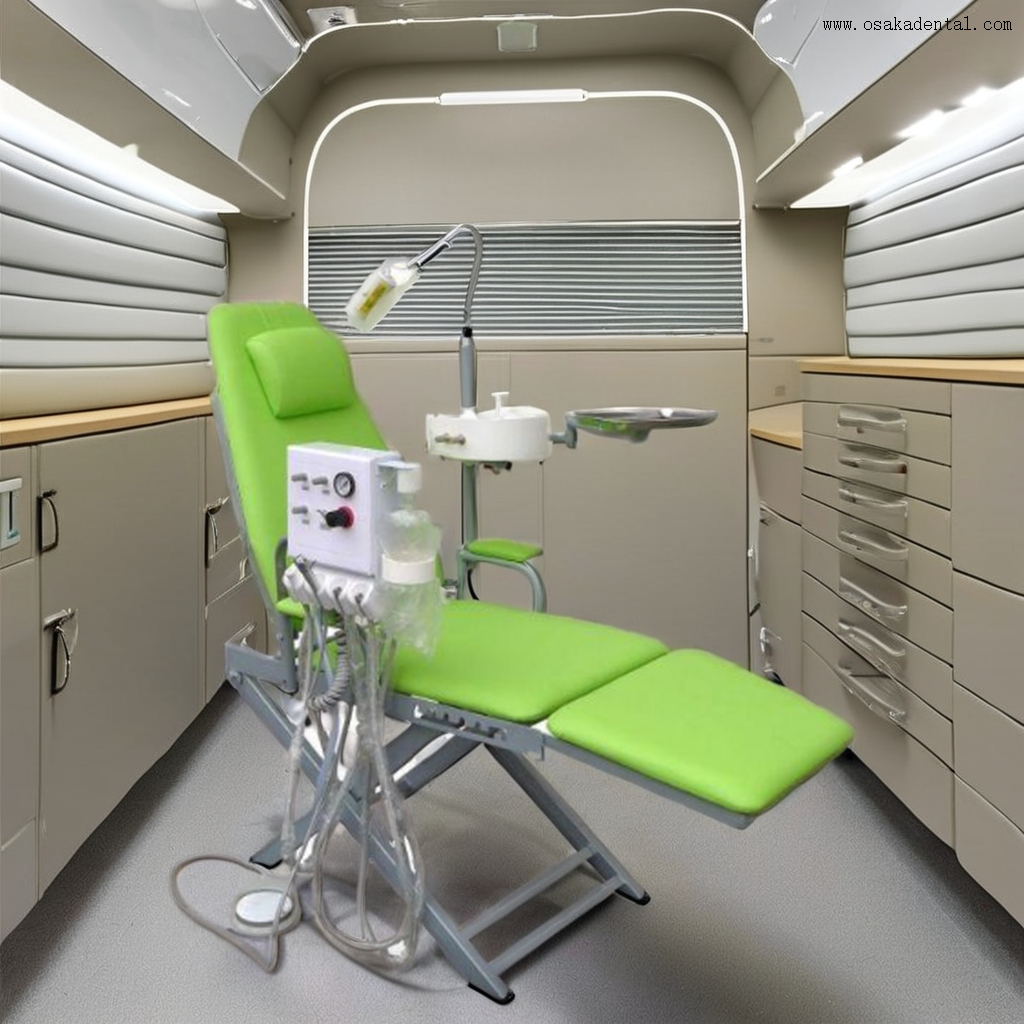 portable folding dental chair with Compact & Mobile Design