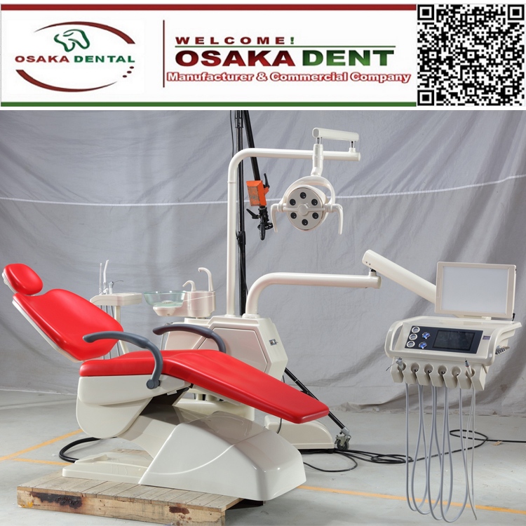 High Level Dental Chair With Bigger Instrument Tray and Multifunction Pedal