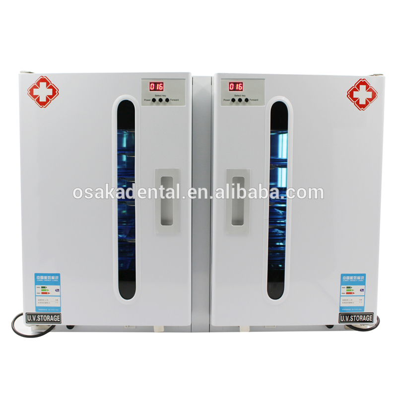 Dental UV Sterilizer with Two Door with Time and Ozone with 20 Stainless Tray Autoclave