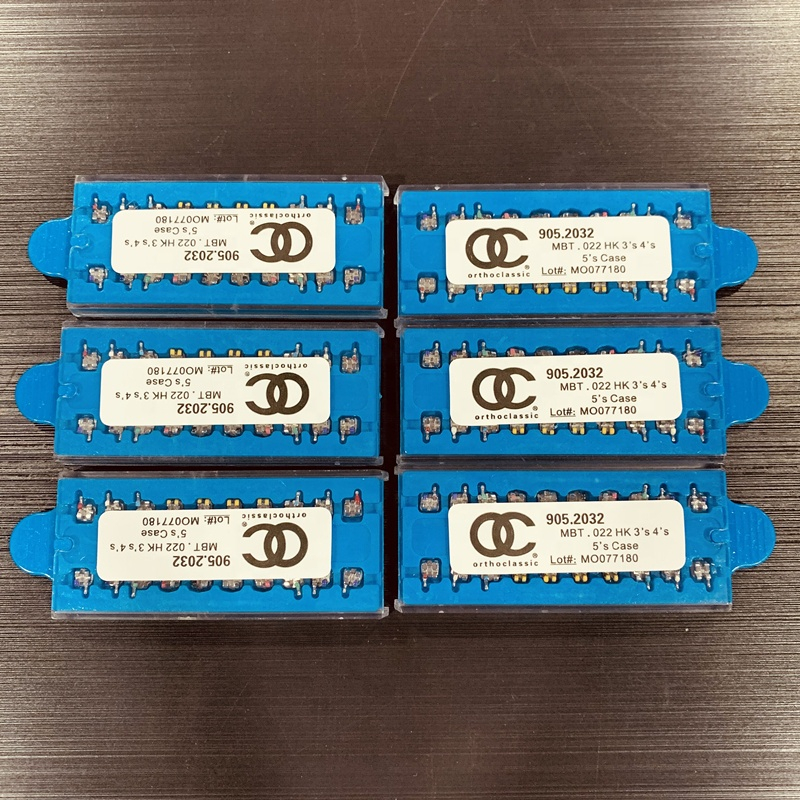 2019 Blue Roth MBT OC Metal Bracket in Box Packing for Orthodontic Use