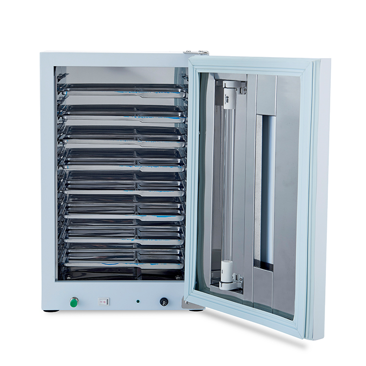 27L Single Door Dental UV Sterilizer with Timing and Ozone with 10 Stainless Tray