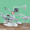 Dental Chair with MicroScope and Monitor Camera Set