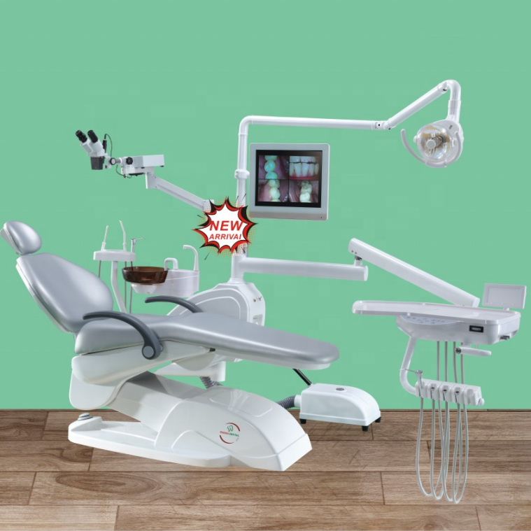 Dental Chair with MicroScope and Monitor Camera Set