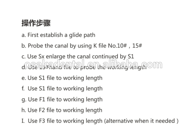 Niti Protaper Golden Heat Activation Dental File