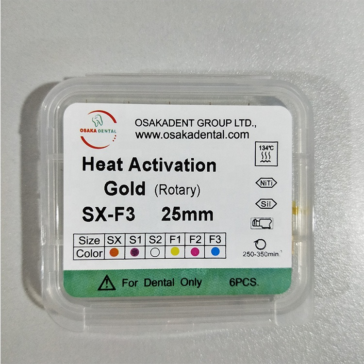 Dental Endodontic Heat Activation Protaper Gold Niti File