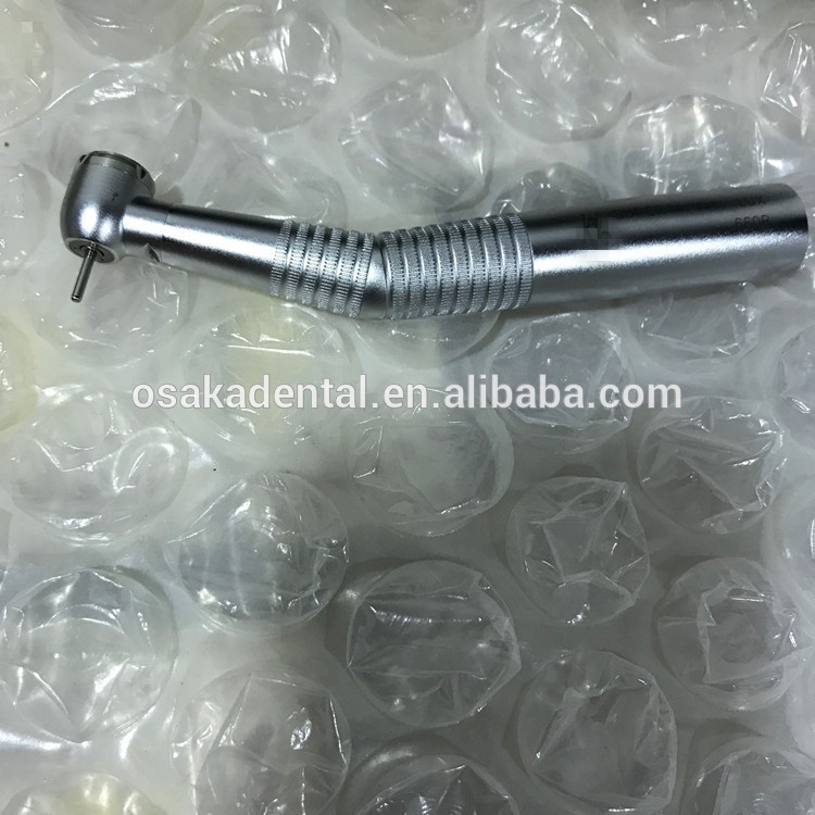 A Dental Fiber Optic High Speed Turbine 660B Led Handpiece with Quick Connector