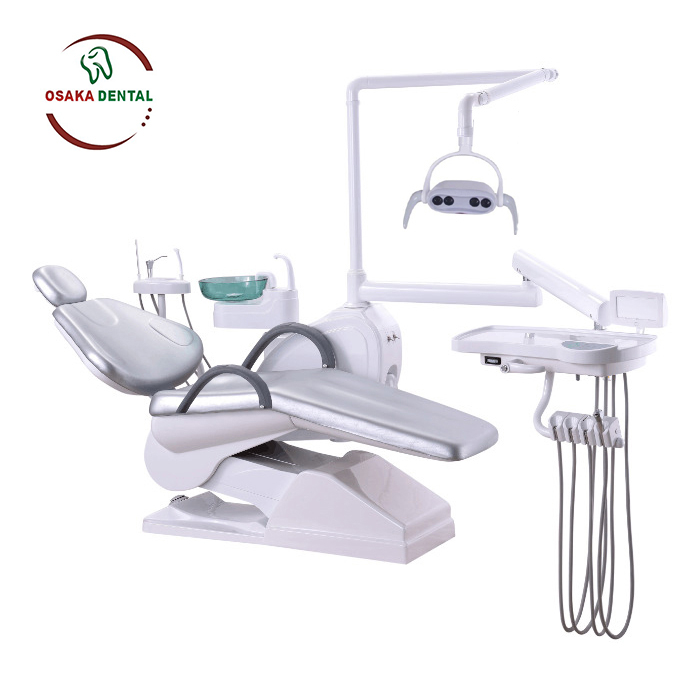 Economic Type Dental Unit with Dental Chair and LED Light