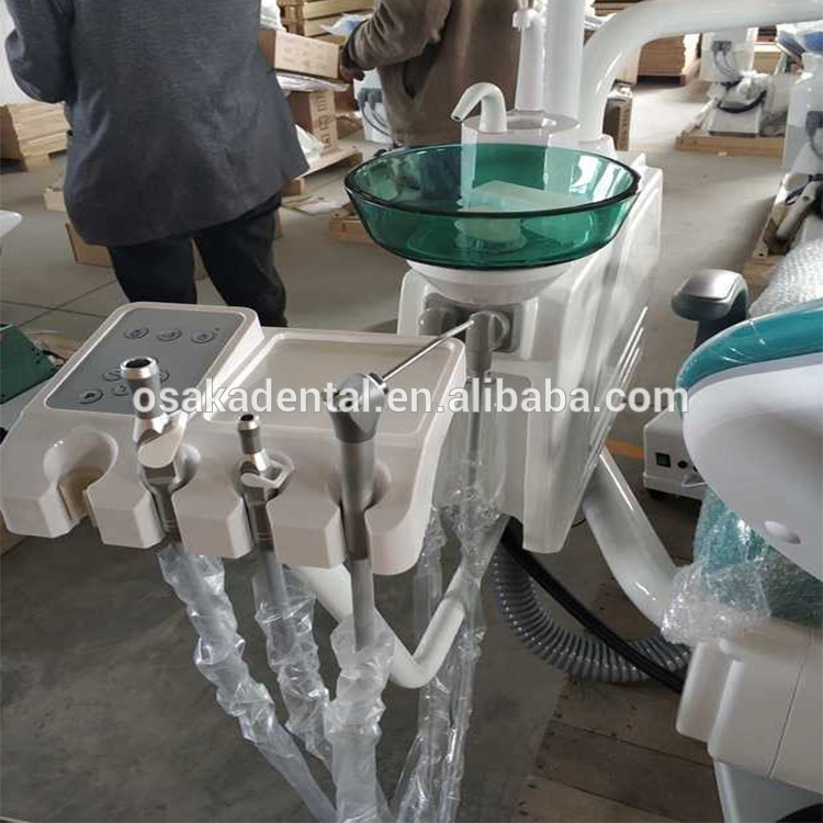 High Quality Dental Unit/Dental Chair with 6 Led Lamp and 3 Memory
