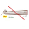 Dental contra angle 1:4.2 Red Fiber optic contra angle 45 degree