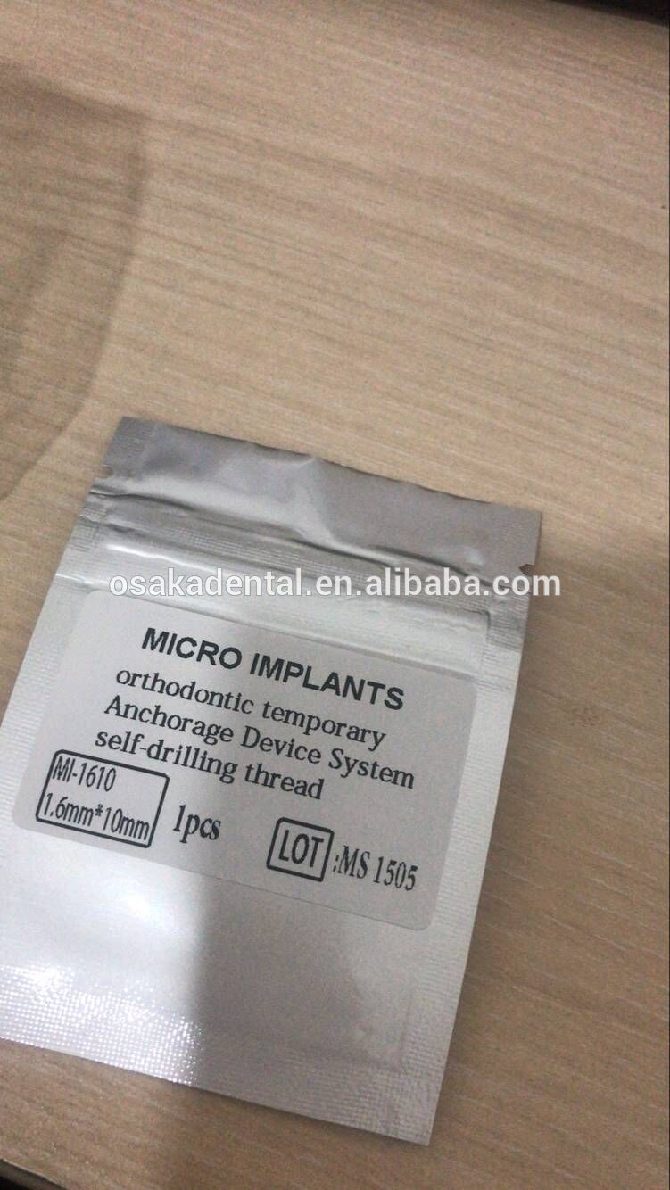 Dental Orthodontic Titanium Alloy Micro Implant Self-drilling