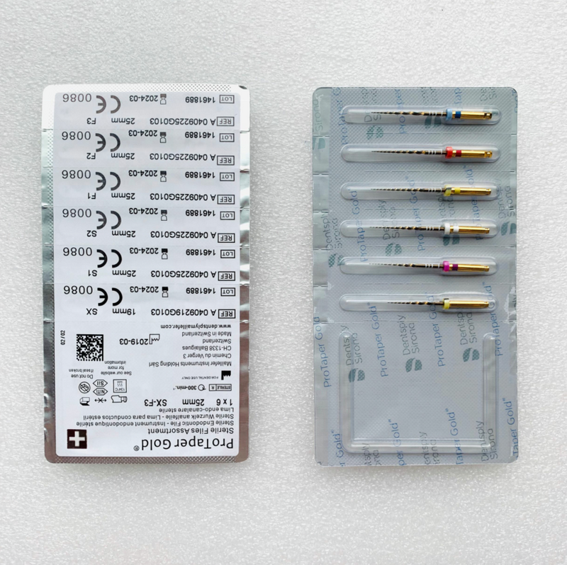 2019 New Packing Dental Endodontic Heat Activation Protaper Gold Niti File