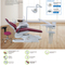 A Comfortable and Good Price Dental Unit and Dental Chair with Led Lamp or Halogen Lmp