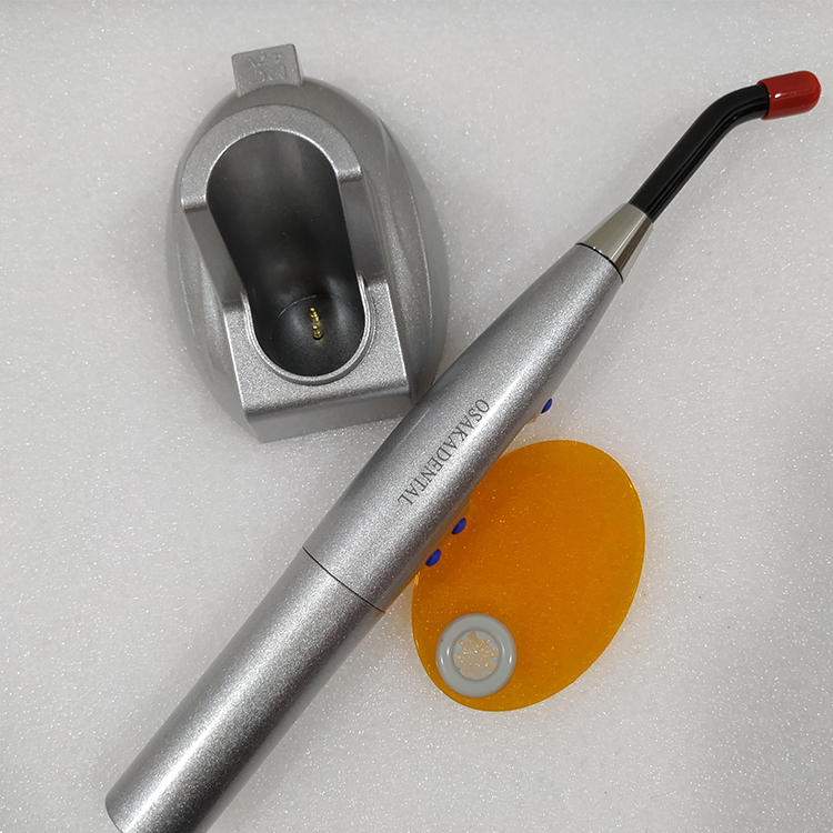 Dental curing light rainbow color type