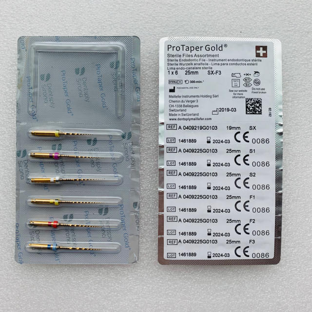 New Packing Dental Endodontic Heat Activation Protaper Gold Niti File