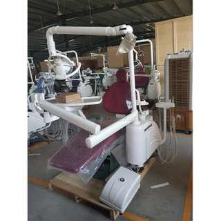 Dental chair with scaler Red color