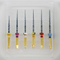 Neutral packing or Osaka packing Blue niti activation Protaper files