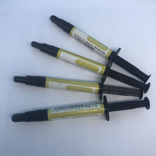 Dental Teeth Whitening syringe of gingival protection
