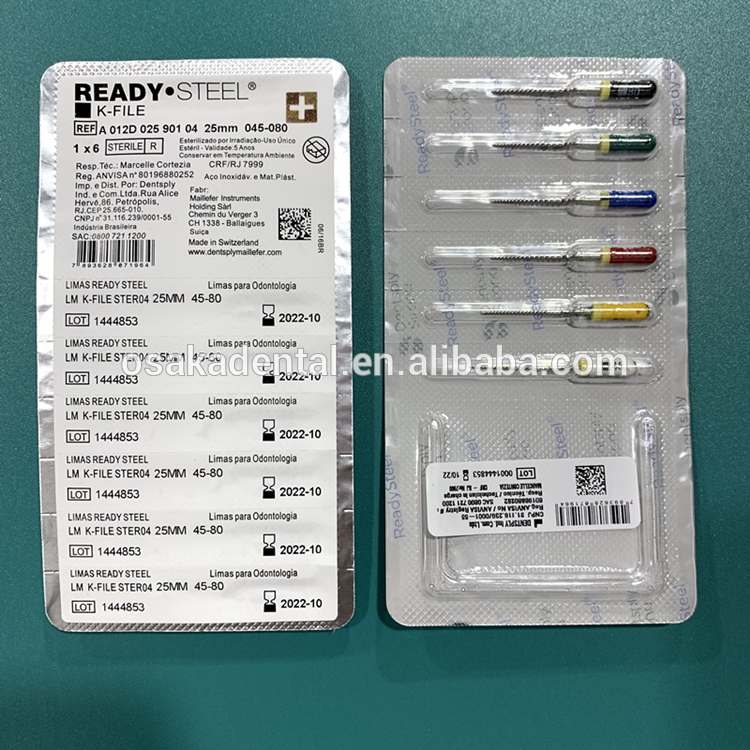 2019 New Packing K Files Root Canal Hand Use Files For Dental