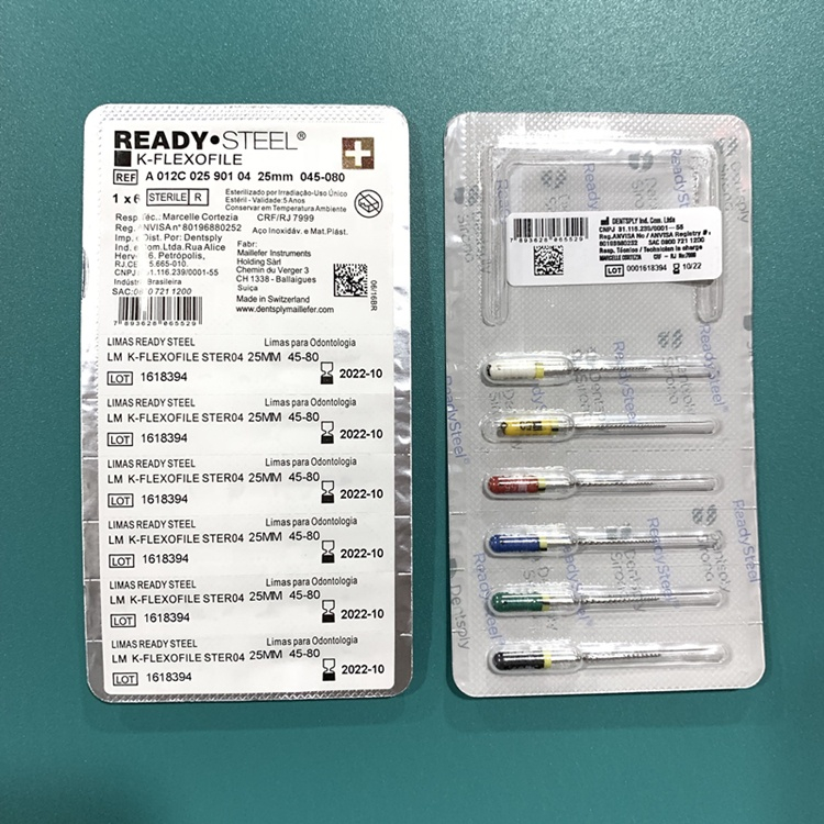 2019 Newest Packing K Flexo Files Root Canal Files Dental K Files