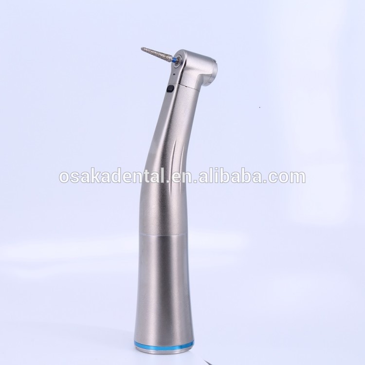 A Contra Angle Dental Handpiece with Fiber Optic