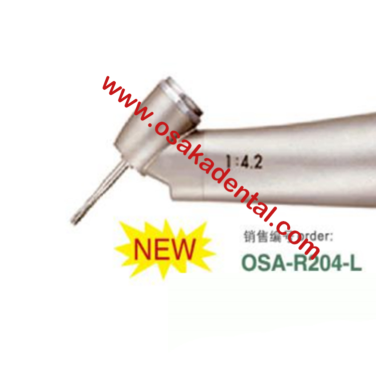 Dental contra angle 1:4.2 Red Fiber optic contra angle 45 degree