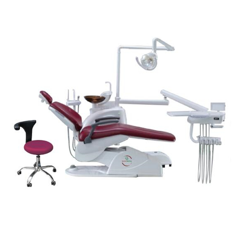 A Comfortable and Good Price Dental Unit and Dental Chair with Led Lamp or Halogen Lmp