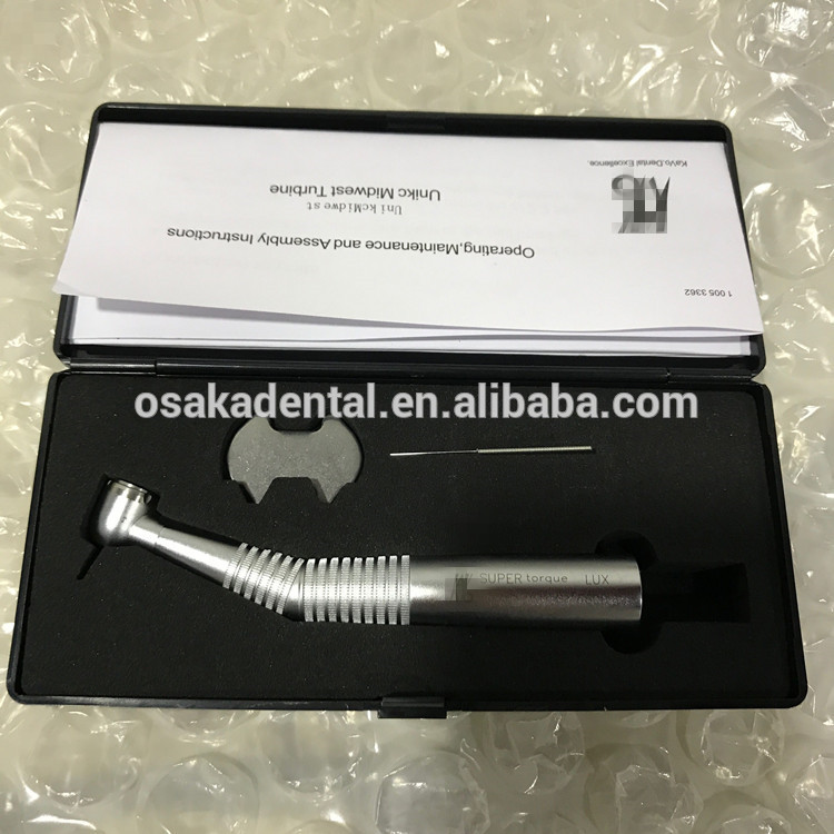 A Dental Fiber Optic High Speed Turbine 660B Led Handpiece with Quick Connector