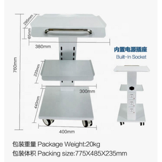 Hot sell built in socket Dental portable trolly