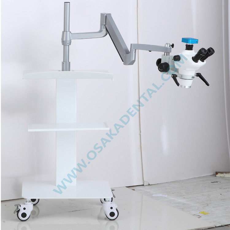 A New Product Portable Dental Microscope with Camera and Mobile Trolley