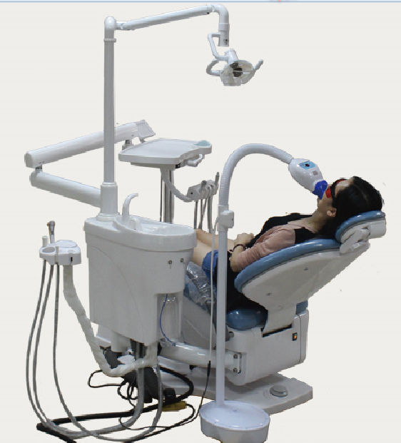 White color Dental Whitening Unit Can Be Install on Dental Unit and Desk