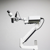 Yellow colour dental chair unit with microscope and oral camera with 17 inches monitor