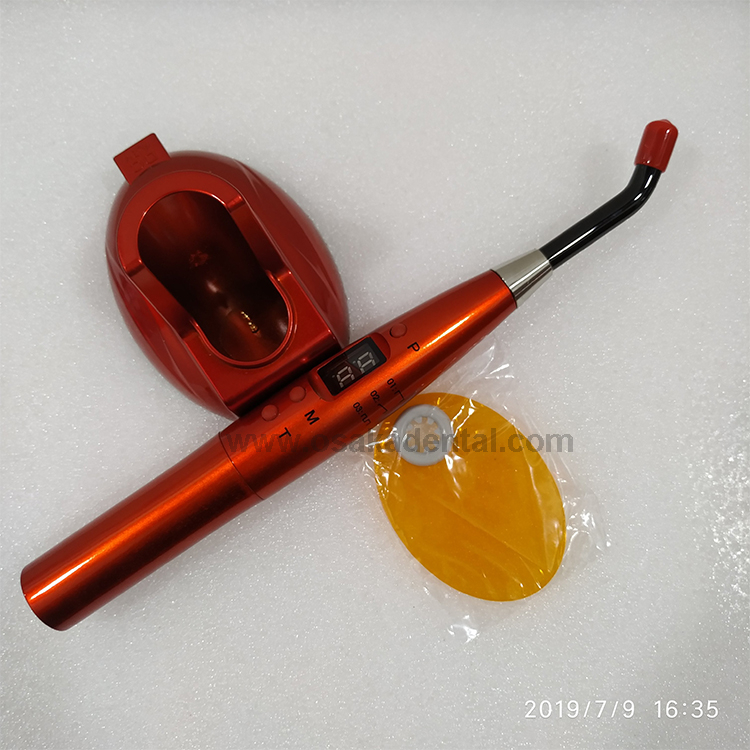 Dental curing light rainbow color type