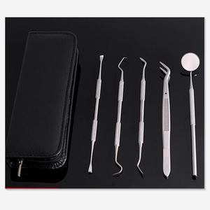 A Dental Instrument 3 PCS One Set with Mirror & Wax Carvers & Explorers