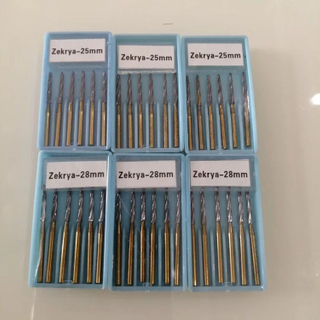 A Dental FG Zekrya Golden Carbide Bur
