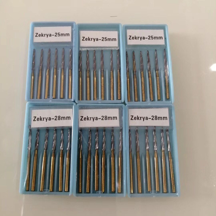 A Dental FG Zekrya Golden Carbide Bur