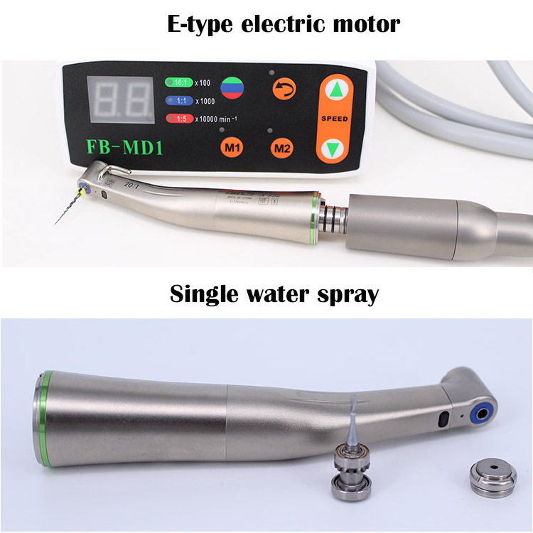 OSAKA Dental equipment contra angle 20:1 reduction speed implant dental handpiece