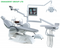 Complete Dental Chair with Microscope and Monitor Set and Luxurious Led Lamp