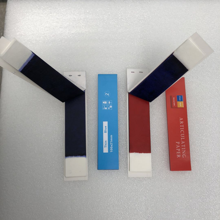 A Dental Articulating Paper Red and Blue Thick and Thin