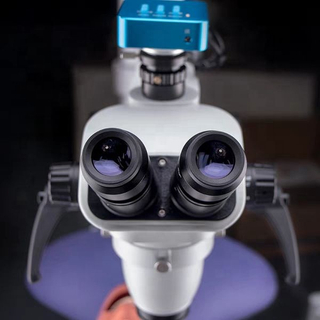 Dental Microscope with camera install on Dental Chair of Dental equipment