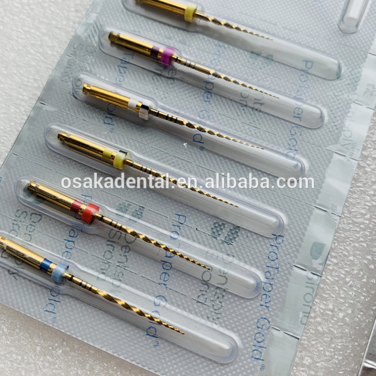 New Packing Dental Niti Protaper Gold Heat Activated Rotary Files