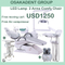 Dental chair with air compressor with curing trolly