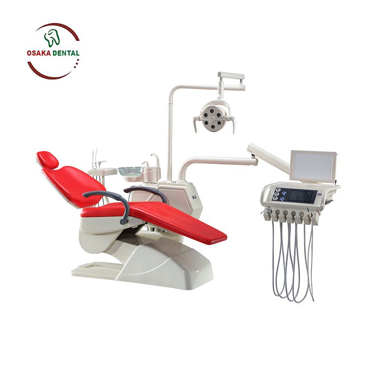 High Level Dental Chair With Bigger Instrument Tray and Multifunction Pedal