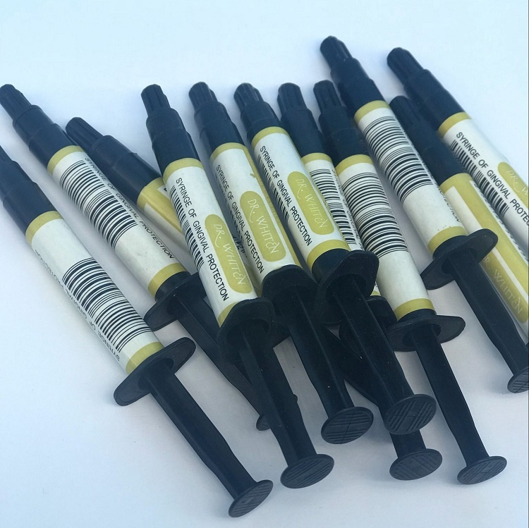 Dental Teeth Whitening syringe of gingival protection